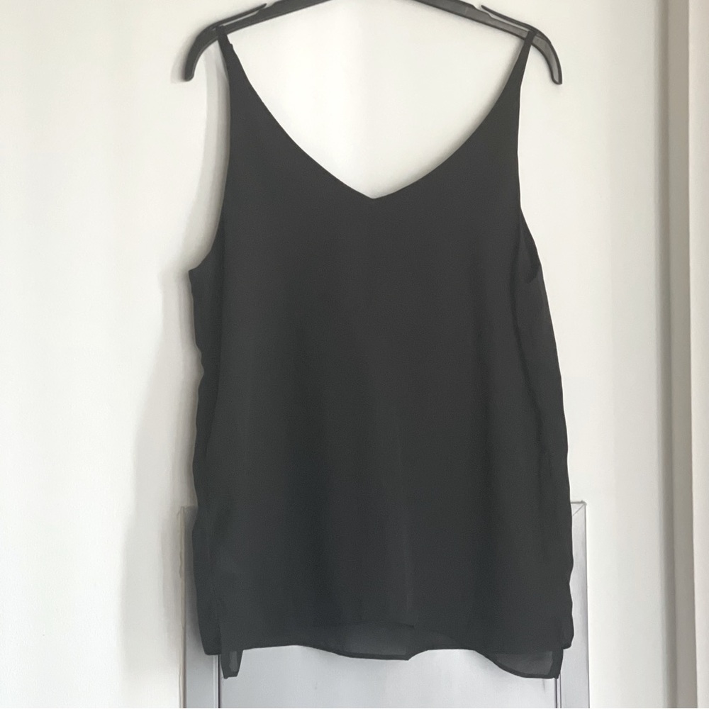 NWOT SHINESTAR Black Camisole Top